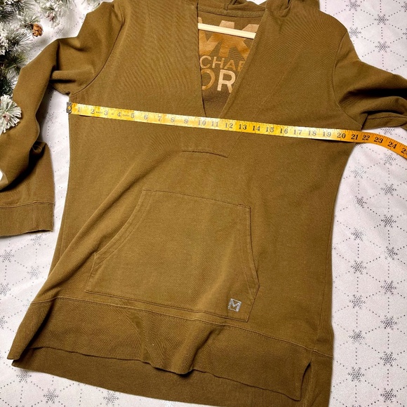 MK Michael Kors Olive Hoodie Sweatshirt Large - Picture 10 of 10